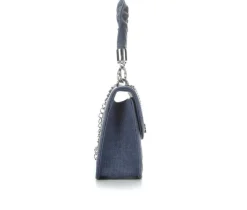 Denim Quilted Crossbody Handbag|Olivia Miller Sale