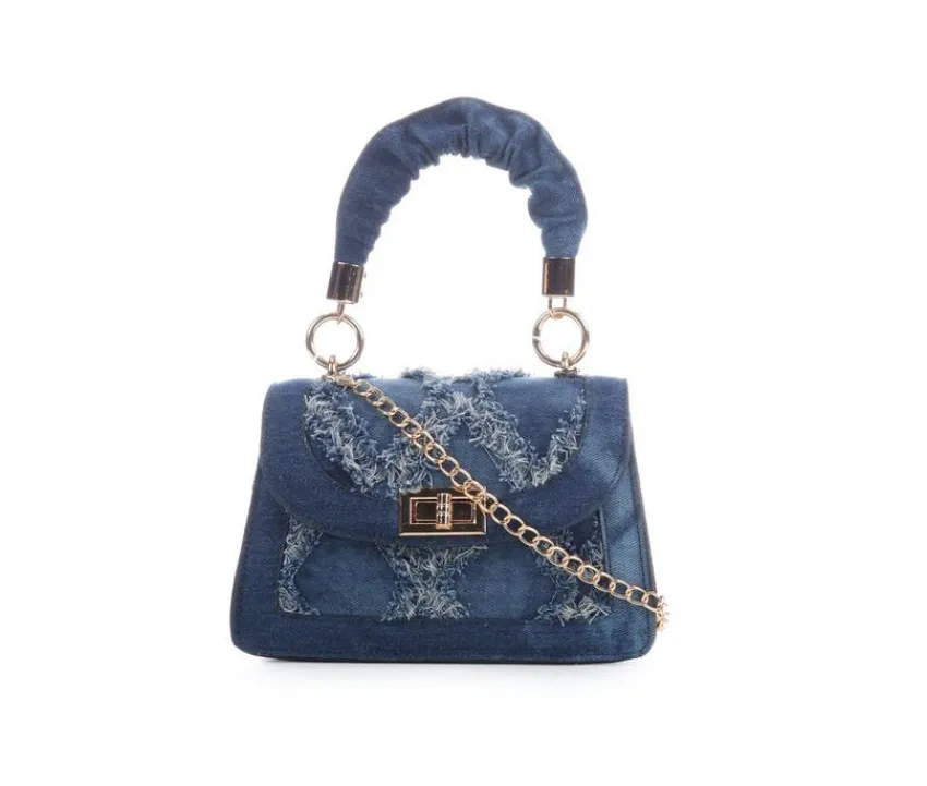 Olivia Miller Handbags>Dist Denim Top Hndl Handbag