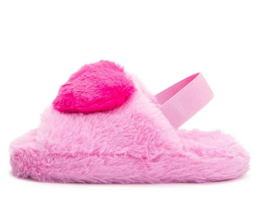 Olivia Miller Kid's|Slippers>Little Kid & Big Kid Protruding Heart Slippers