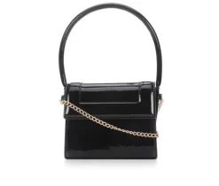 Patent Top Handle Handbag|Olivia Miller Online