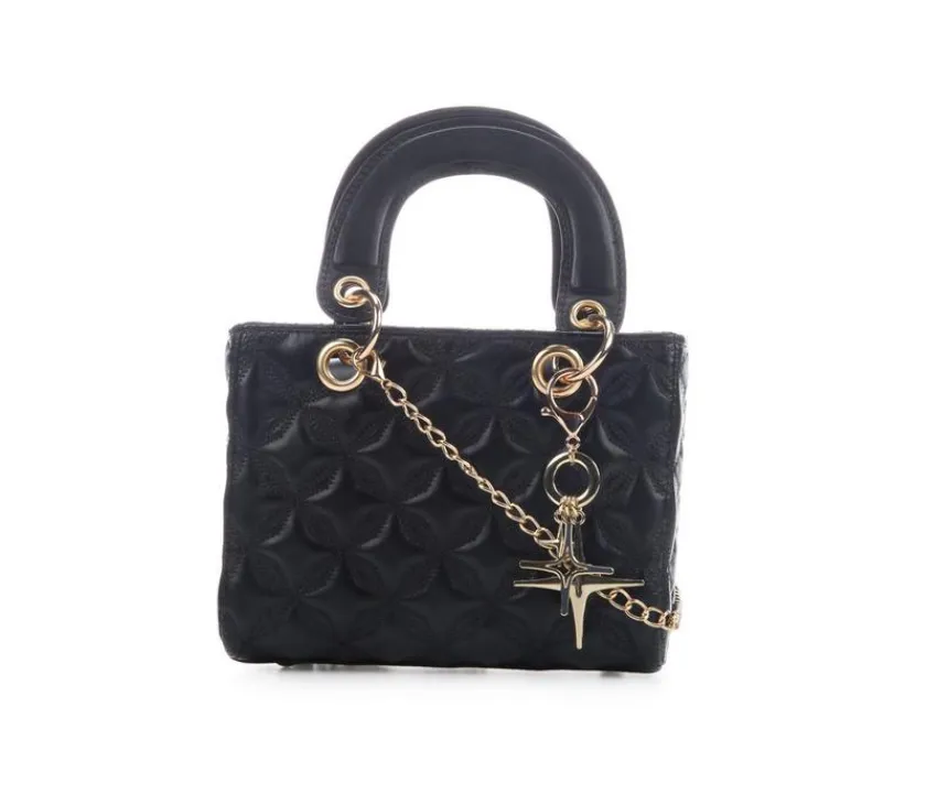 Olivia Miller Handbags>Quilt Charm Top Handle Handbag