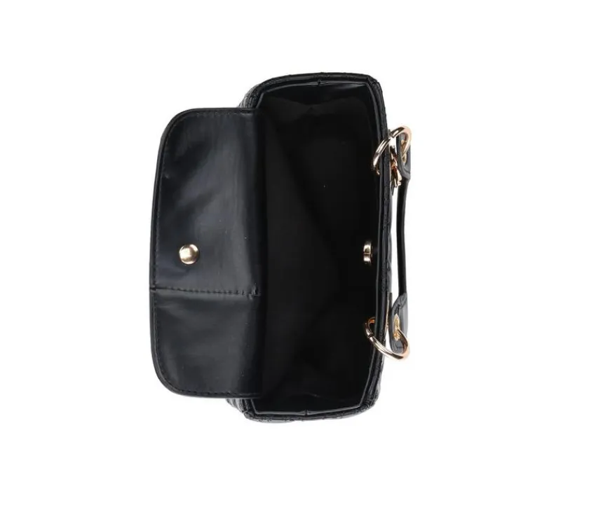 Olivia Miller Handbags>Quilt Charm Top Handle Handbag
