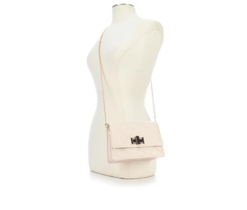 Quilt Metal Latch Crossbody Handbag|Olivia Miller Clearance