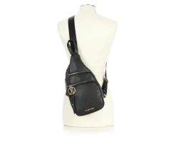 Distressed Sling Handbag|Sam & Libby