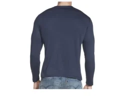 Skechers Go Apparel Activewear & Apparel>Men's Go Knit Pique Henley Long Sleeve Shirt