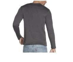 Men's Go Knit Pique Henley Long Sleeve Shirt|Skechers Go Apparel Sale