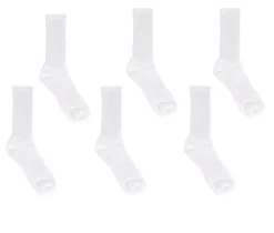 Sof Sole Socks>6 Pair Comfort Cushioned Crew Socks