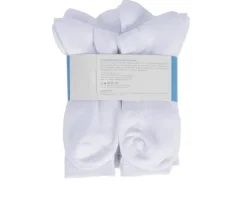 6 Pair Comfort Cushioned Crew Socks|Sof Sole Online