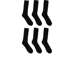 6 Pair Comfort Cushioned Crew Socks|Sof Sole Discount