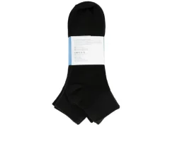 6 Pair Comfort Cushioned Quarter Socks|Sof Sole Outlet