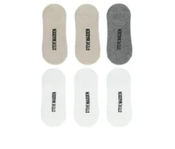 Steve Madden Socks>6 Pack Embroidered Bow Sneaker Socks