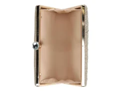 Pleated Glitter Clutch|Vanessa Clearance