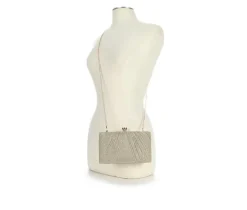 Pleated Glitter Clutch|Vanessa Clearance