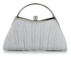 Small Pleated Clutch with 2 straps|Vanessa Discount