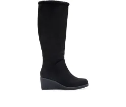Aerosoles Tall|Cozy>Women's Binocular Shearling Tall Winter Wedge Boots