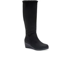 Aerosoles Tall|Cozy>Women's Binocular Shearling Tall Winter Wedge Boots