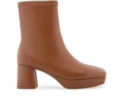 Women's Sussex Platform Heeled Booties|Aerosoles