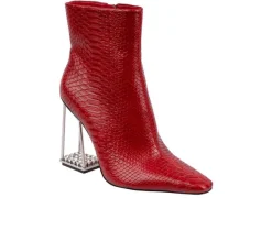 Women's Glam Heeled Booties|Ashley Kahen Outlet