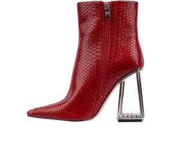 Women's Glam Heeled Booties|Ashley Kahen Outlet