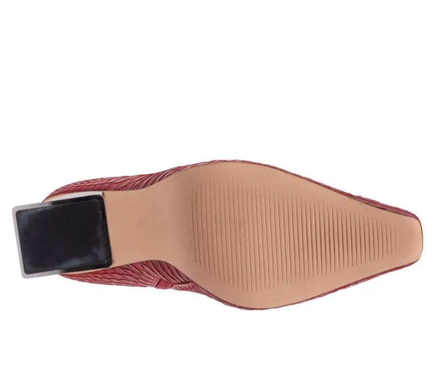 Women's Glam Heeled Booties|Ashley Kahen Outlet