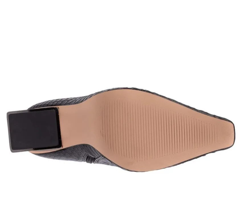 Women's Glam Heeled Booties|Ashley Kahen Outlet