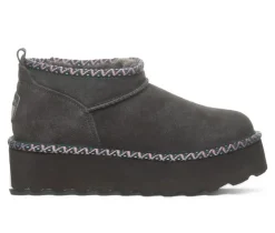 Women's Retro Super Short Deco Platform Winter Booties|Bearpaw Online