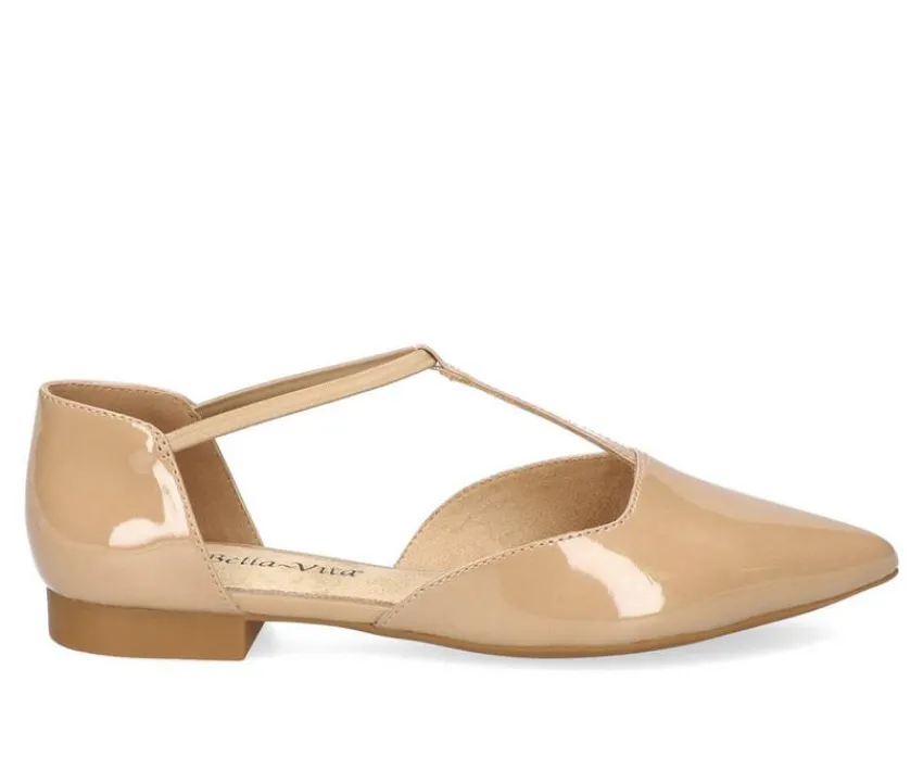 Bella Vita Flats>Women's Darby T-Strap Flats