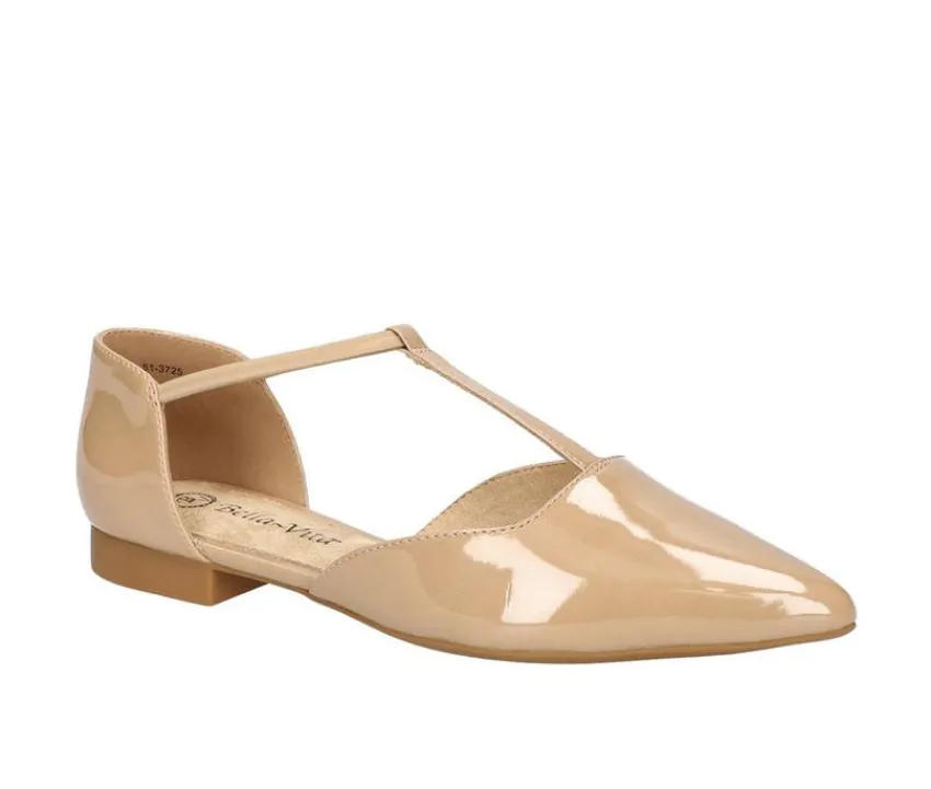Bella Vita Flats>Women's Darby T-Strap Flats