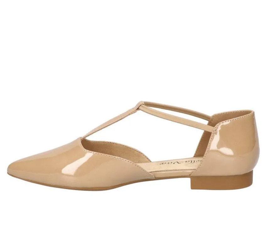 Bella Vita Flats>Women's Darby T-Strap Flats