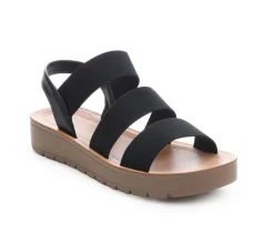 Women's Button Sandals|Blue Aura Clearance
