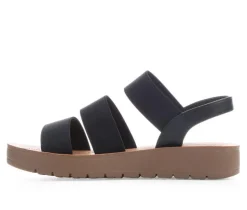 Women's Button Sandals|Blue Aura Clearance