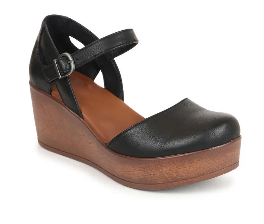 Women's Derby Wedge Clogs|BOC Best