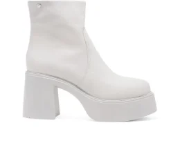 Women's Vanson Platform Heeled Booties|Chelsea Crew Online