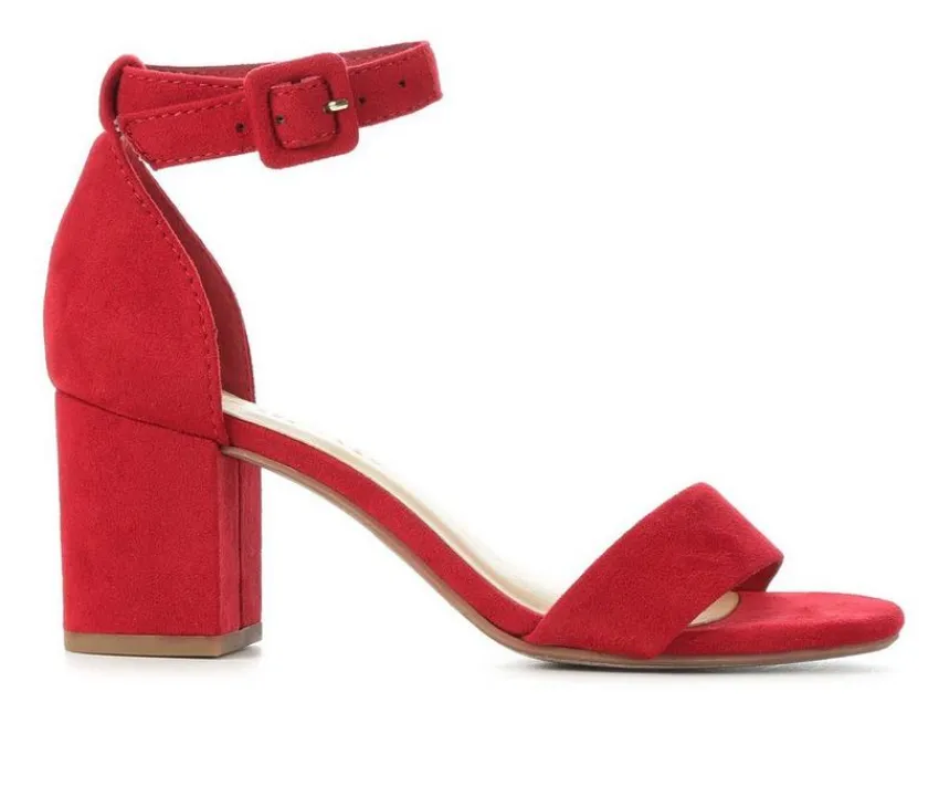 City Classified Sandals|Pumps & Heels>Women's Cake Block-Heeled Sandals
