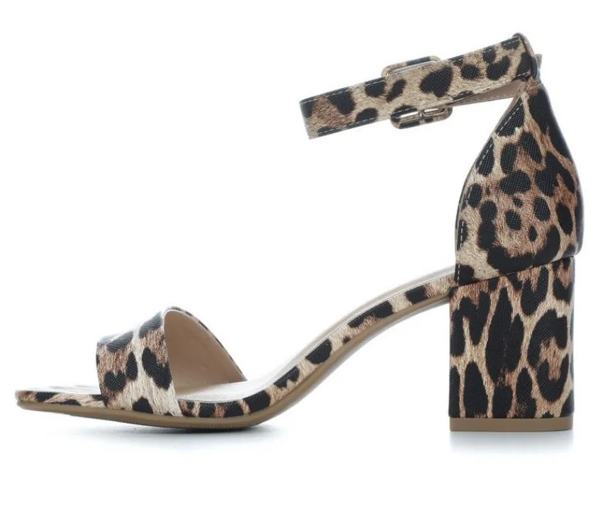 City Classified Sandals|Pumps & Heels>Women's Cake Block-Heeled Sandals