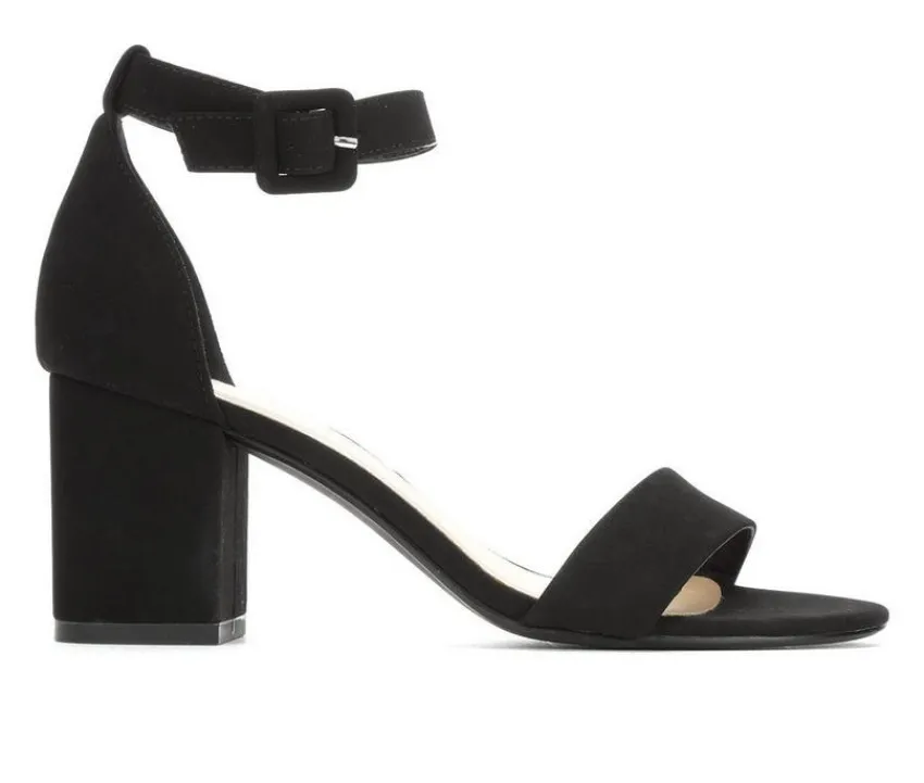City Classified Sandals|Pumps & Heels>Women's Cake Block-Heeled Sandals