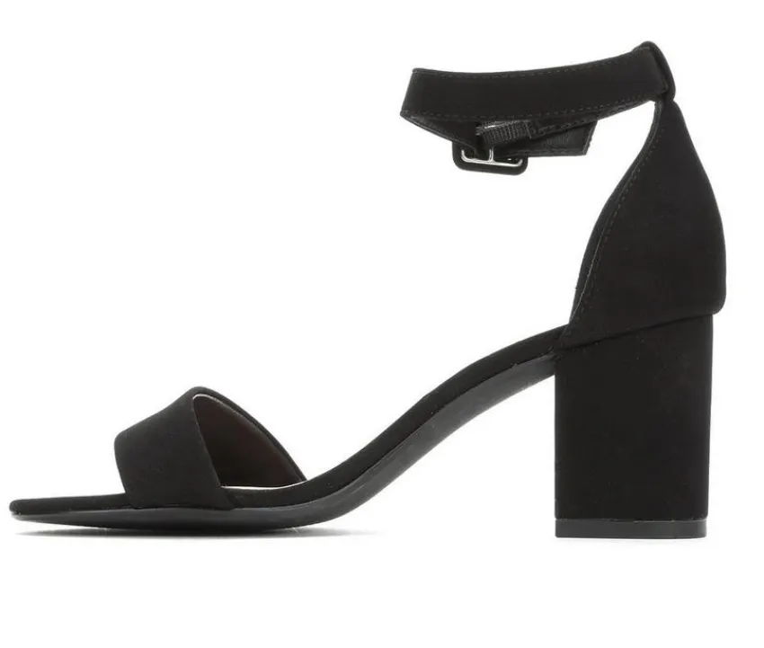 City Classified Sandals|Pumps & Heels>Women's Cake Block-Heeled Sandals
