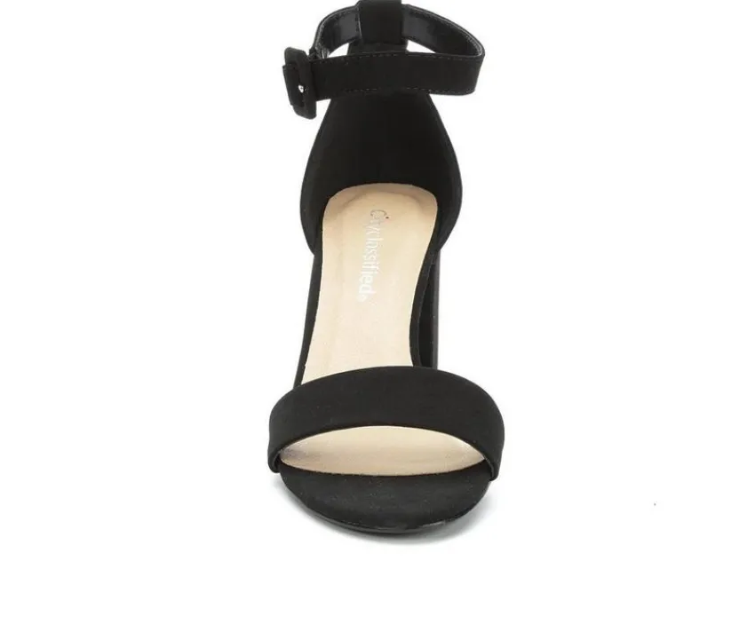 City Classified Sandals|Pumps & Heels>Women's Cake Block-Heeled Sandals