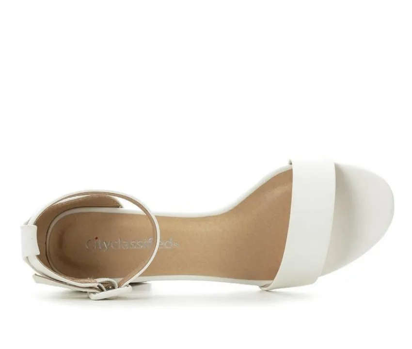 City Classified Sandals|Pumps & Heels>Women's Cake Block-Heeled Sandals