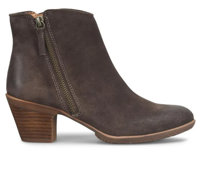 Women's Barras Waterproof Heeled Booties|Comfortiva Best