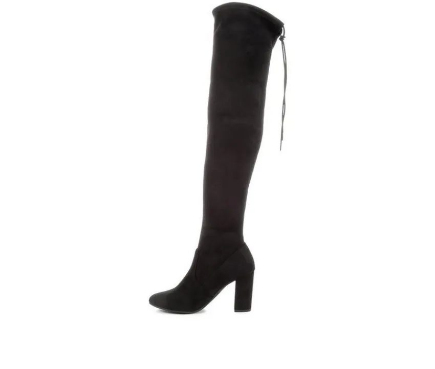 Women's Snivy Over-The-Knee Boots|Delicious Discount