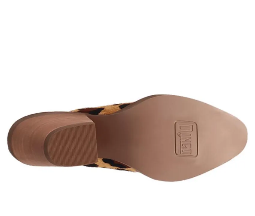 Dingo Boot Pumps & Heels|Clogs & Mules>Women's Calico Heeled Mules