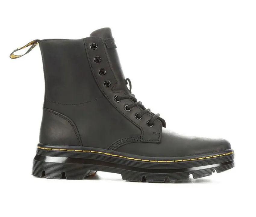 Dr. Martens Lace Up>Women's Combs Leather Combat Boots