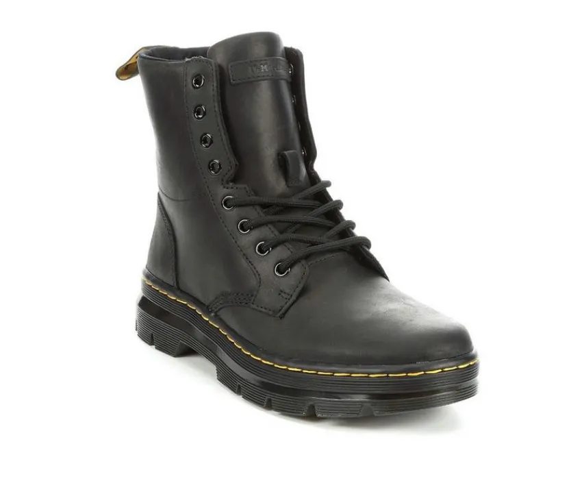 Dr. Martens Lace Up>Women's Combs Leather Combat Boots