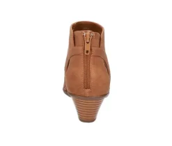 Women's Sunrise Heeled Peep Toe Booties|Easy Street Online
