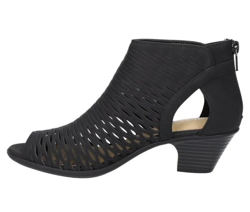 Easy Street Pumps & Heels>Women's Sunrise Heeled Peep Toe Booties