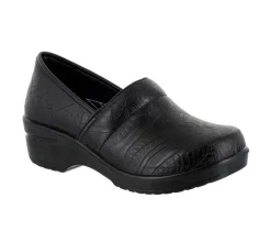 Easy Works by Easy Street Clogs & Mules>Women's Lyndee Black Tool Safety Shoes
