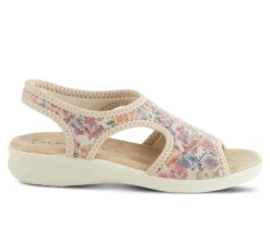 Women's Nyaman-Floral Sandals|Flexus Hot
