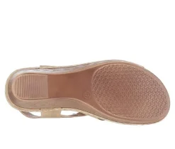 Women's Beck Wedge Sandals|GC Shoes Outlet