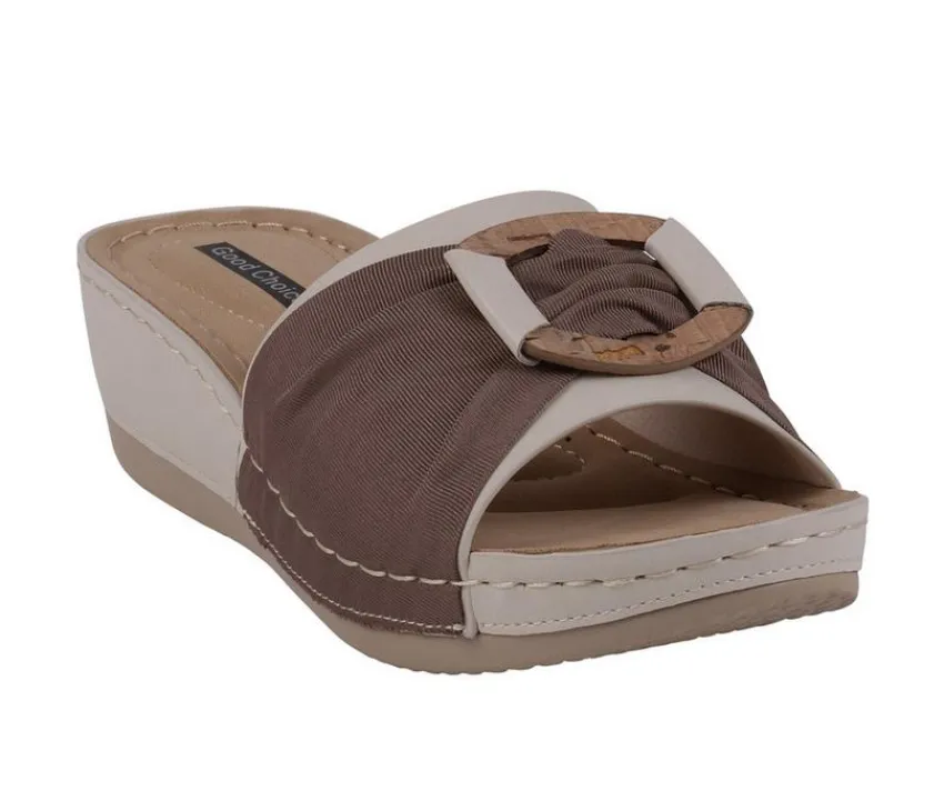 Women's Ellen Wedge Sandals|GC Shoes Clearance